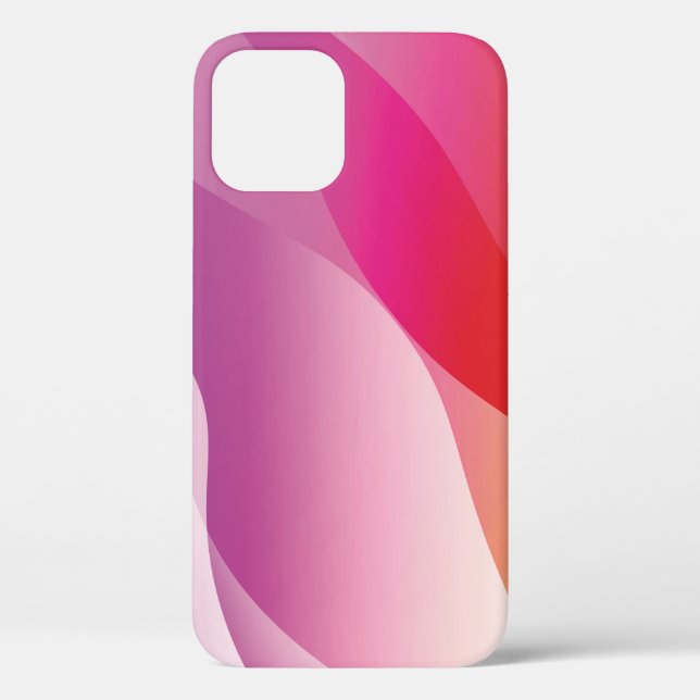 Abstract Wavy Background. Illustration with Colour Case-Mate iPhone Case (Back)