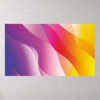 Abstract Wavy Background. Illustration with Colour