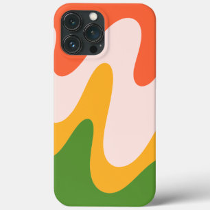 Abstract Wavy Fluid Shapes iphone 13 Pro Max case