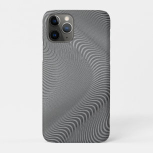Abstract Wavy Grey iPhone 11 Pro Case