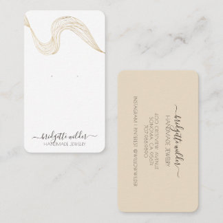 Abstract Wavy Lines Earring Display Cards