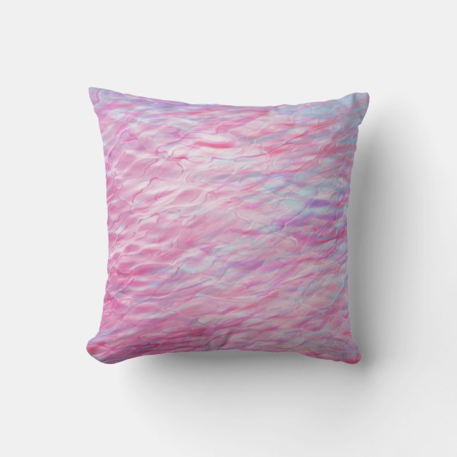 Abstract wavy pattern cushion (Front)