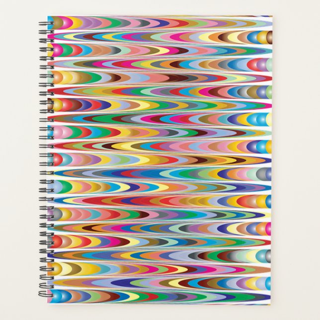 Abstract Wavy Pattern Planner (Front)