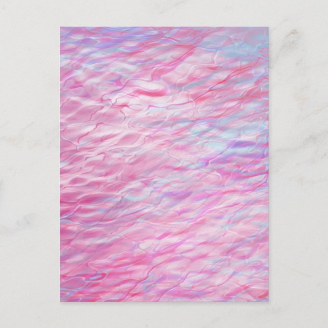 Abstract wavy pattern postcard (Front)