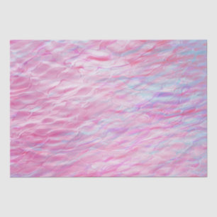 Abstract wavy pattern tissue paper