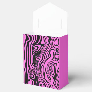Abstract Wavy Striped Gift Boxes Choose Colour