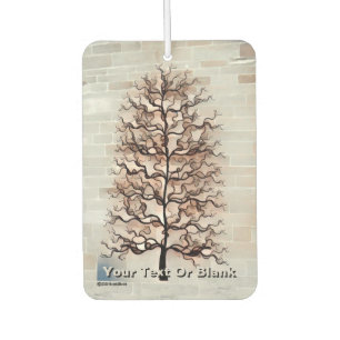Abstract Wavy Tree Car Air Freshener