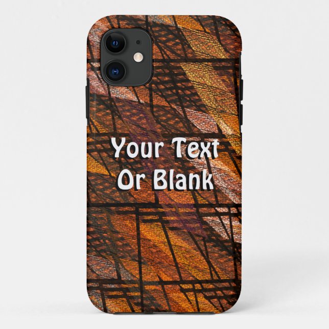 Abstract Weave Number 1 Case-Mate iPhone Case (Back)