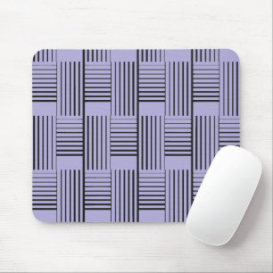 Abstract Weave On Purple Mouse Mat