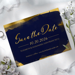 Abstract Wedding Save the Date Invitations   Photo