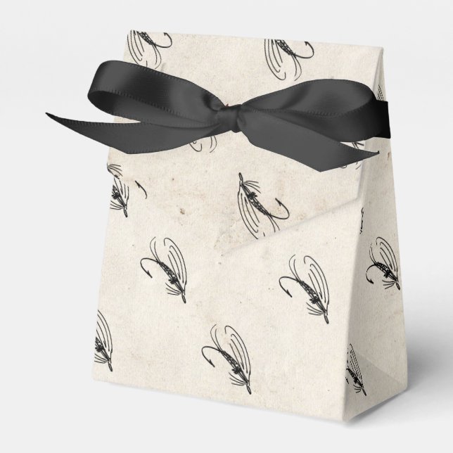 Abstract Wet Fly Lure Favour Box (Front Side)