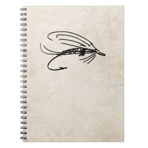 Abstract Wet Fly Lure Notebook