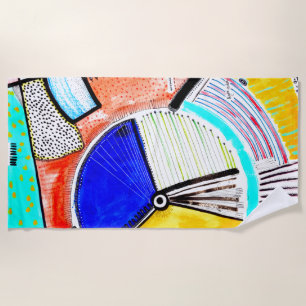 Abstract Wheel Beach Towel