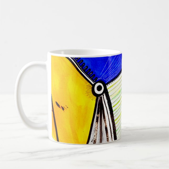 Abstract Wheel Coffee Mug (Left)