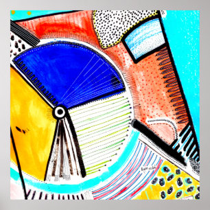 Abstract Wheel Poster
