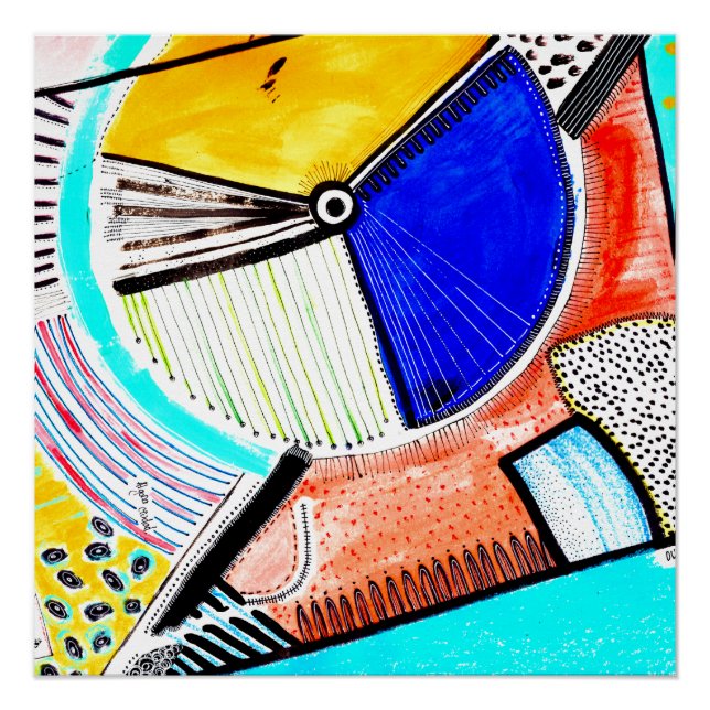Abstract Wheel Poster (Front)