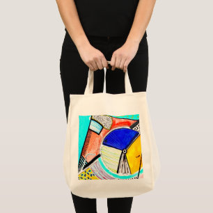 Abstract Wheel Tote Bag
