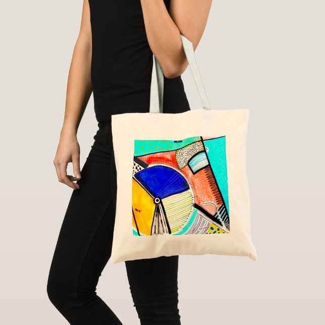 Abstract Wheel Tote Bag (Front (Product))