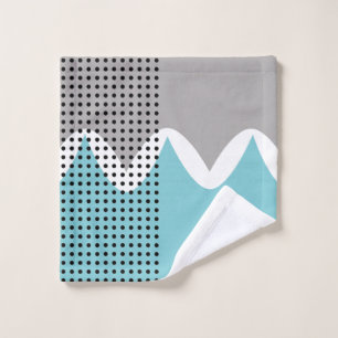 Abstract Wiggles Bath Towel Set