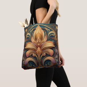 Abstract Wild Flower Tote Bag