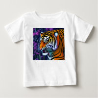 Abstract Wild Majestic Predator Tiger