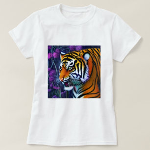 Abstract Wild Majestic Predator Tiger T-Shirt