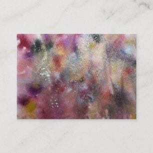 Abstract wildflowers enclosure card