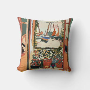 Abstract Window & Wine Glass Cushion