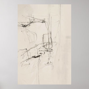 Abstract Wine Pouring Art -  Poster