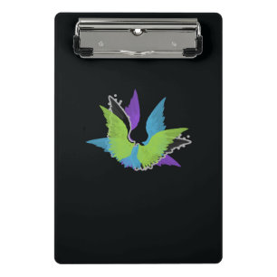 Abstract Wings Mini Clipboard