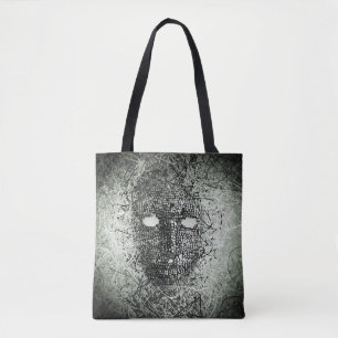 Abstract Wires Mask Tote Bag