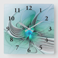Abstract With Blue, Modern Fractal Art