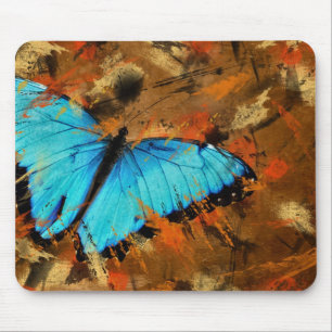 Abstract With Wings Mouse Mat