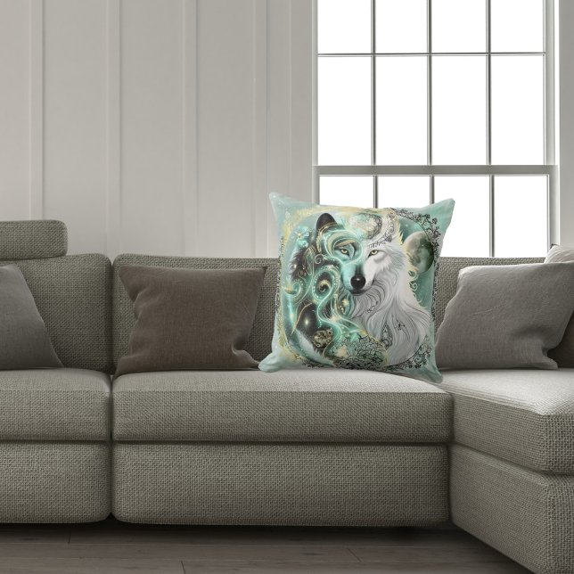 Abstract wolf  cushion (Creator Uploaded)