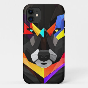 Abstract wolf iphone 11 case