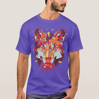 Abstract Wolf T-Shirt