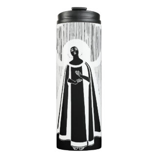 Abstract Woman Drawing Art Vintage Minimalist Thermal Tumbler