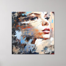 Abstract woman face 01