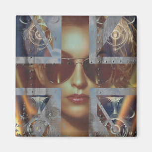 Abstract Woman Magnet