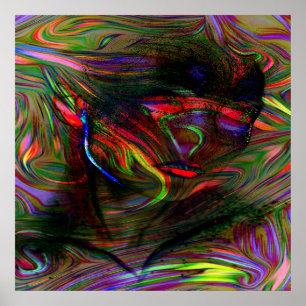 Abstract Woman Two Poster