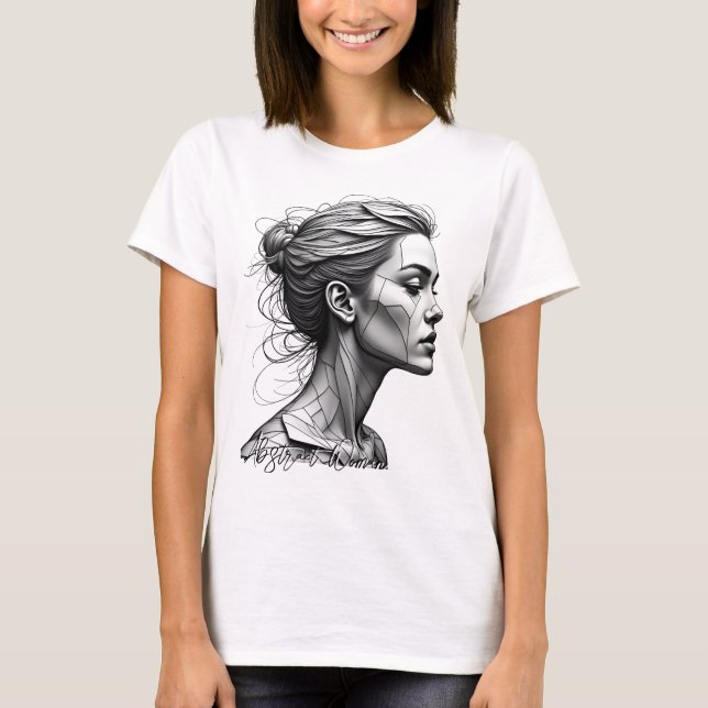 Abstract Women T-Shirt (Front)