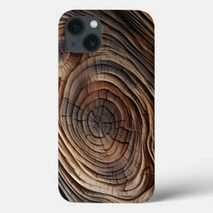 Abstract Wood Art Design Texture iPhone 13 Case