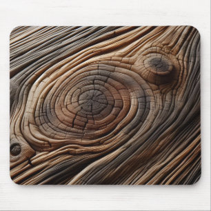 Abstract Wood Art Design Texture Mouse Mat
