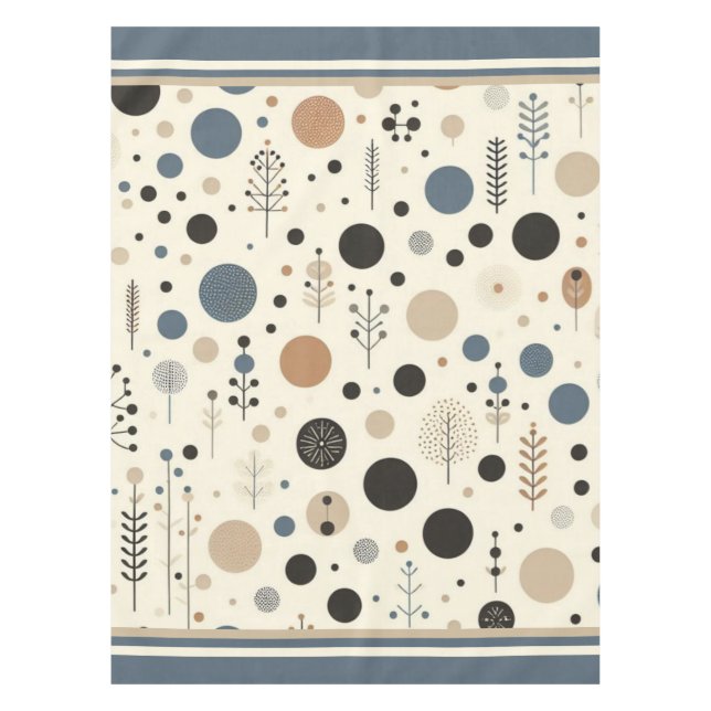 Abstract Woodland Tablecloth (Front)
