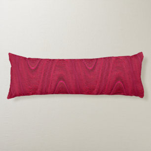 Abstract Woven Threads, Magenta Body Pillow