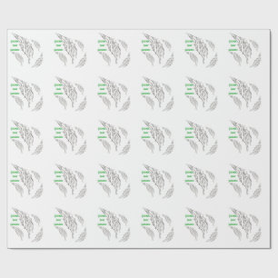 abstract wrapping paper