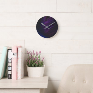 Abstract Wraps 12 Round Clock