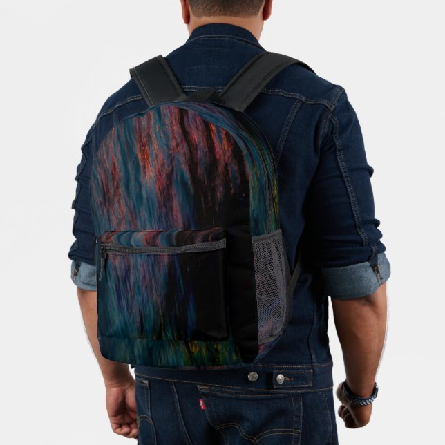 Abstract Wraps 13 Printed Backpack (Insitu (Model))