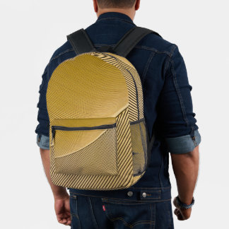 Abstract Wraps 14 Printed Backpack
