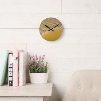 Abstract Wraps 14 Round Clock
